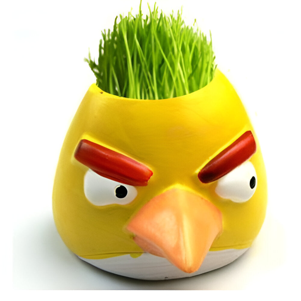 Mini Ceramic Cartoon Bird Planter