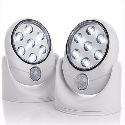 7 LED Wireless Motion Sensor Activated Bright White Light - Rama Deals - 3