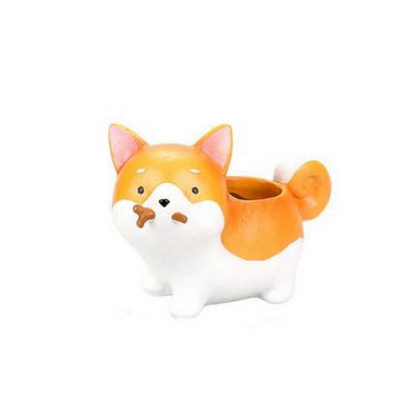 Tiny Cute Dog Flower Pots