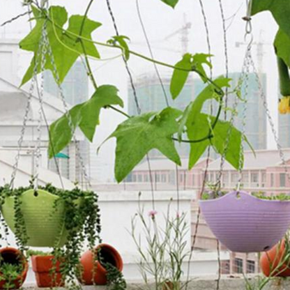 Decor Resin Round Plastic Pots For Plants