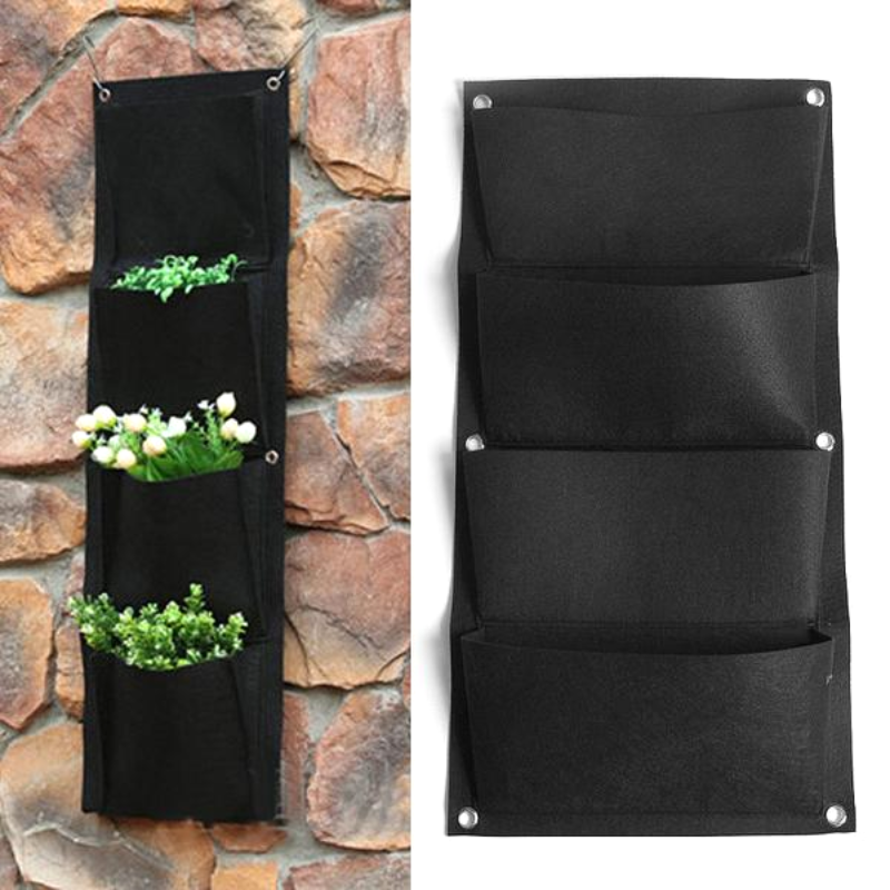 Black Hanging Flower Planting Bag