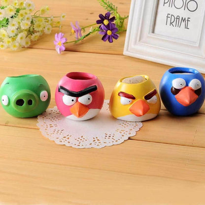 Angry Bird Mini Ceramic Flower Pot For Gardening