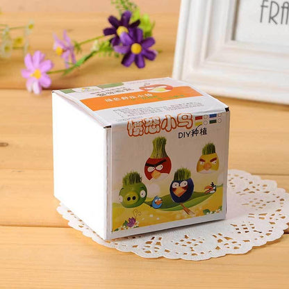 Angry Bird Mini Ceramic Flower Pot For Gardening