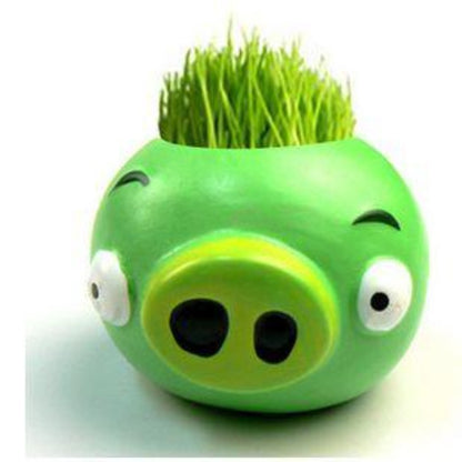 Angry Bird Mini Ceramic Flower Pot For Gardening